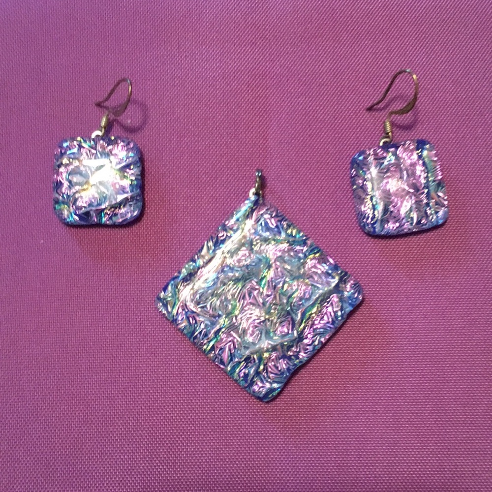 Necklace and earrings